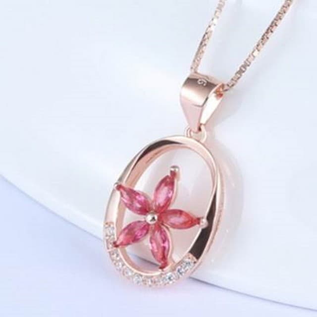 【米蘭精品】現貨+預購 花朵項鍊流行銀飾品百搭優雅簡單母親節生日情人節聖誕節交換禮物73v124