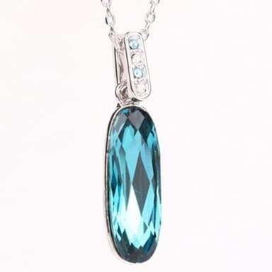 【米蘭精品】現貨+預購 項鍊水晶流行飾品鑲鑽經典閃耀優雅長型母親節情人節生日聖誕節交換禮物3色73aj39