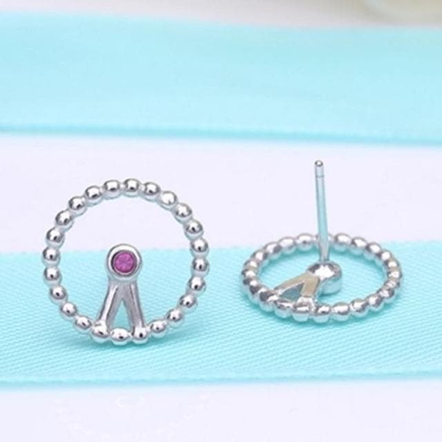 【米蘭精品】現貨+預購 耳環鑲鑽流行銀飾品日韓時尚時鐘七夕情人節生日聖誕節交換禮物73ac40