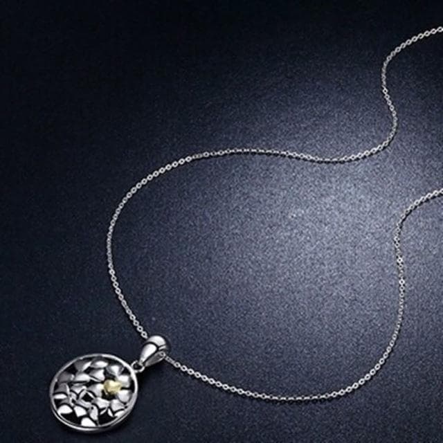 【米蘭精品】現貨+預購 925純銀項鍊愛心吊墜流行飾品日韓時尚柔美圓形情人節生日聖誕節交換禮物首選73og21