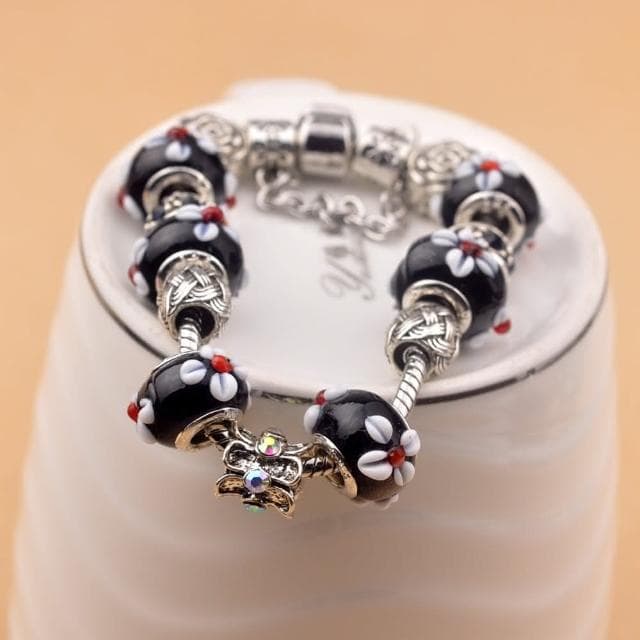 【米蘭精品】現貨+預購 串珠手鍊琉璃珠歐美風母親節情人節生日聖誕節交換禮物女飾品71o79