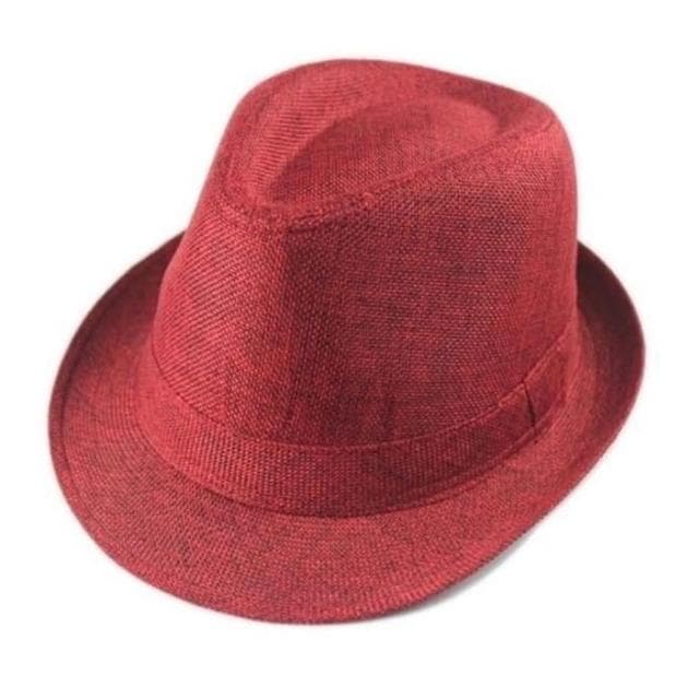 【米蘭精品】現貨+預購 爵士帽禮帽英倫夏日時尚亞麻情人節生日聖誕節交換禮物男帽子67e22