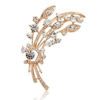 【米蘭精品】現貨+預購 胸針鍍18K金鑲鑽胸章極光炫彩水晶花朵生日情人節聖誕節交換禮物女飾品73gv43