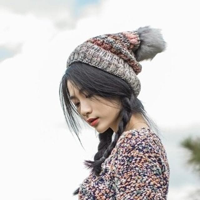 【米蘭精品】現貨+預購 毛帽針織帽彩色條紋毛球加厚男女帽子情人節生日聖誕節交換禮物73ug7