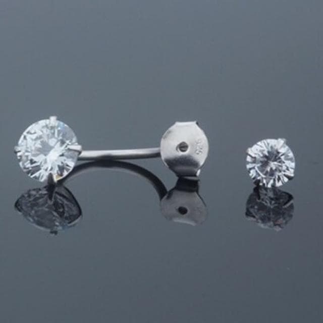 【米蘭精品】現貨+預購 925純銀耳環鑲鑽耳飾時尚潮流個性情人節生日聖誕節交換禮物女飾品73dy74
