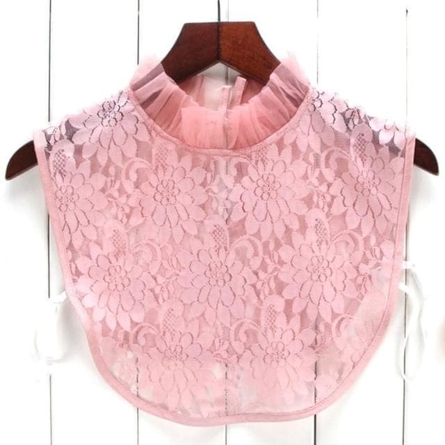【米蘭精品】現貨+預購 假領子襯衫領片網紗木耳邊立邊蕾絲女裝配件情人節生日聖誕節交換禮物3色74ac42