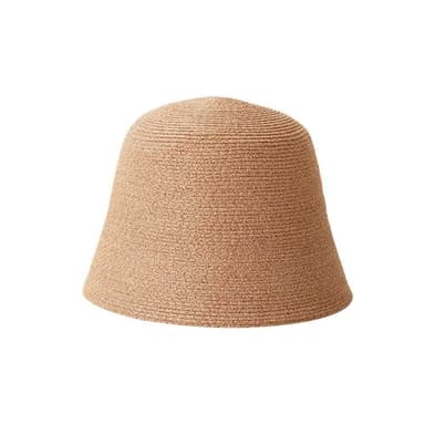 【米蘭精品】現貨+預購 草帽防曬漁夫帽簡約純色圓頂渡假女帽子母親節情人節生日聖誕節交換禮物6色74bw11