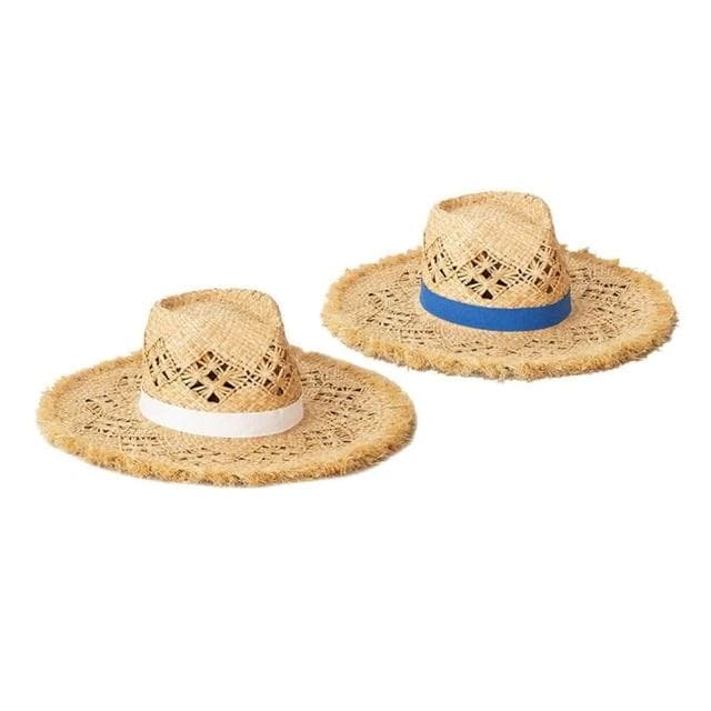 【米蘭精品】現貨+預購 草帽防曬爵士帽鏤空花紋毛邊大簷女帽子母親節情人節生日聖誕節交換禮物2色74bw14