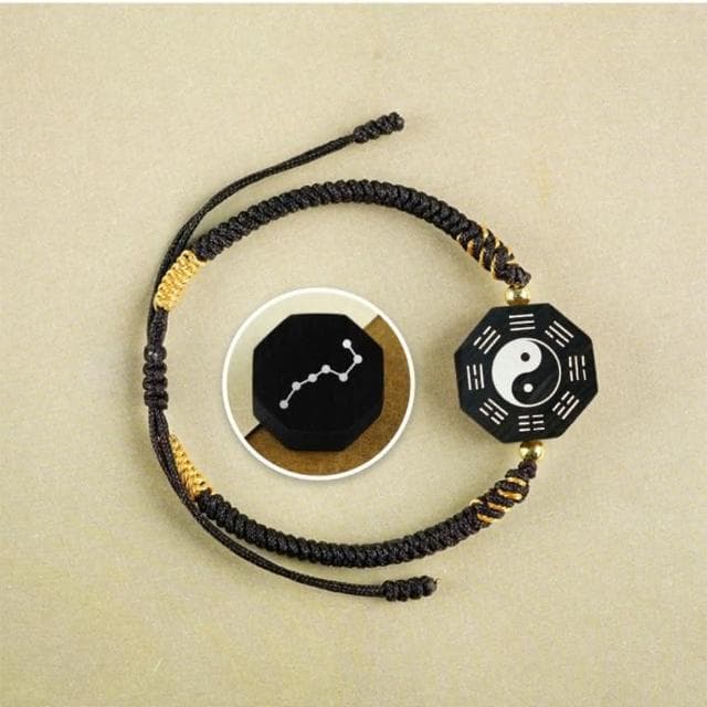 【米蘭精品】情人節禮物 現貨+預購 編織手鍊道家手繩手珠平安擋煞防小人轉運淨化招財開運-太極北斗七星八卦手串男女飾品10款74if1