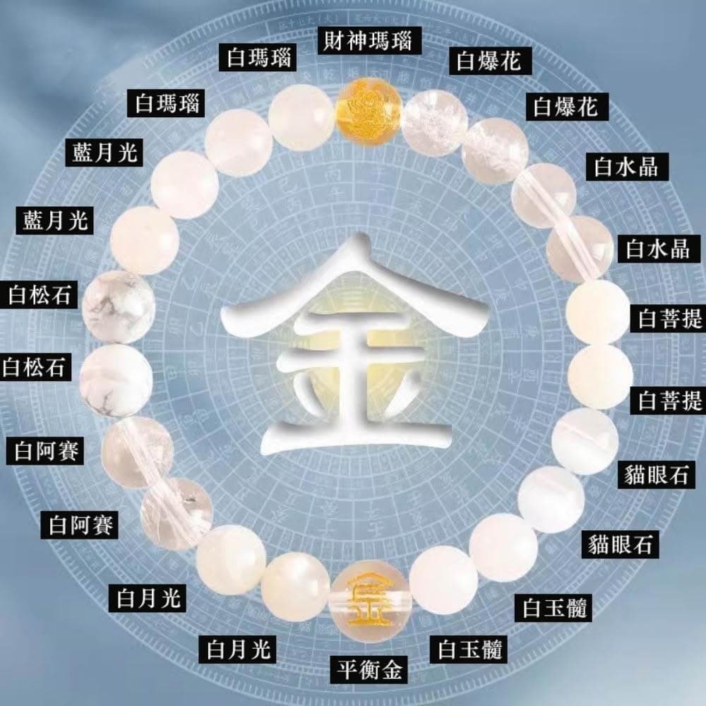 【米蘭精品】情人節禮物 現貨+預購 水晶手鍊串珠手繩手珠平安擋煞防小人轉運淨化招財開運-8/10mm五行天然多寶水晶男女飾品10款74ki39