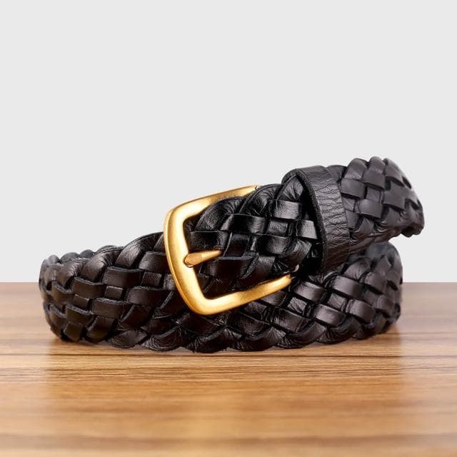 【米蘭精品】父親節禮物 現貨+預購 100%真皮皮帶牛皮腰帶窄版皮帶細皮帶牛仔褲休閒褲長褲-工裝復古編織綁帶男女通用6色74jp2