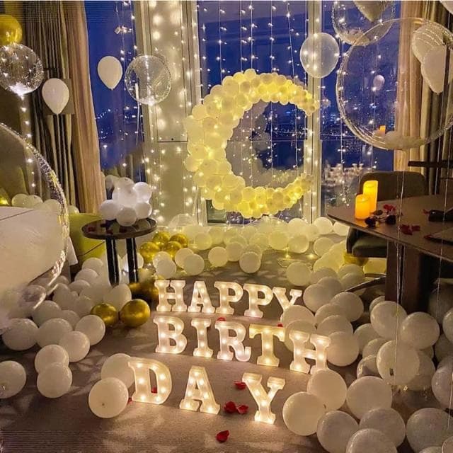 GIFTME5 氣球佈置 生日禮物 慶生氣球 情人節 佈置氣球 派對氣球 氣球 數字氣球 求婚布置 教學影片