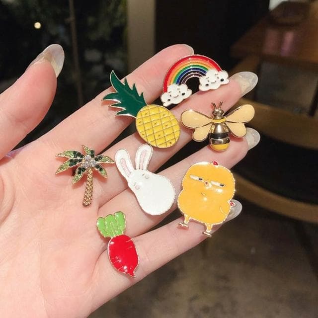 可愛 日系 ins 胸針 胸章 徽章 禮物 可愛別針 熊針 可愛日系徽章 創意卡通 胸針 別針 徽章
