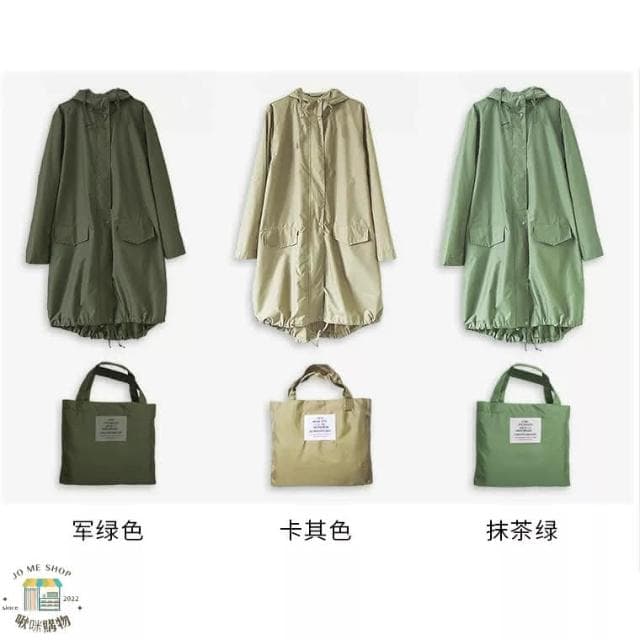 現貨🇯🇵日版 時尚 雨衣 風衣 輕便 透氣 日本 杜邦 Teflon 抗UV 防水 雨披 旅遊 出國 小孩 遊樂園 收納 交換禮物