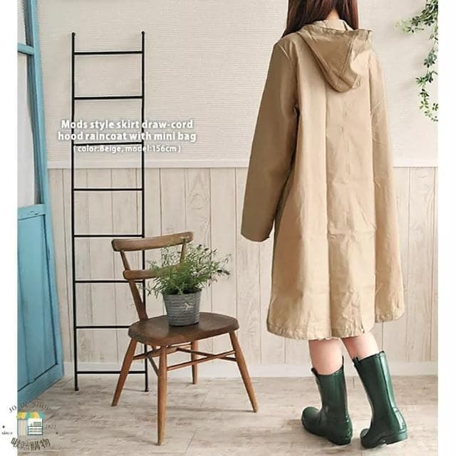 現貨🇯🇵日版 時尚 雨衣 風衣 輕便 透氣 日本 杜邦 Teflon 抗UV 防水 雨披 旅遊 出國 小孩 遊樂園 收納 交換禮物