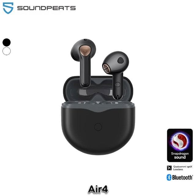 【SoundPeats】Air4 無線耳機｜半入耳式 x 自適應主動降噪 x aptX™ Lossless 高音質解析