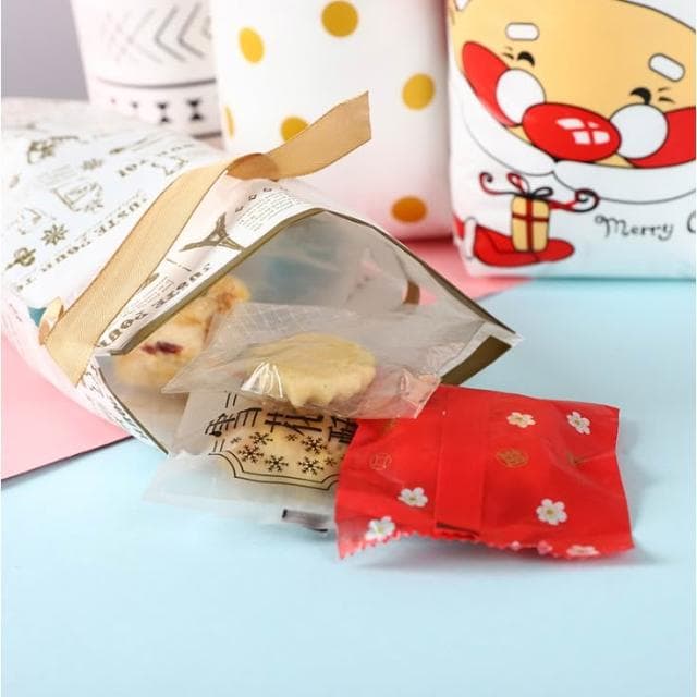 (烘焙好物市集) 聖誕節抽繩束口袋 包裝袋 聖誕禮物 蝴蝶結 束口袋 糖果袋 餅乾袋 耶誕節 福袋 拉繩袋 小禮物 禮品袋 旅行 小物袋 飾品袋 烘焙包裝 烘焙袋 封口袋 喜糖糖果 小點心 手工皂袋 手作DIY  Handmade