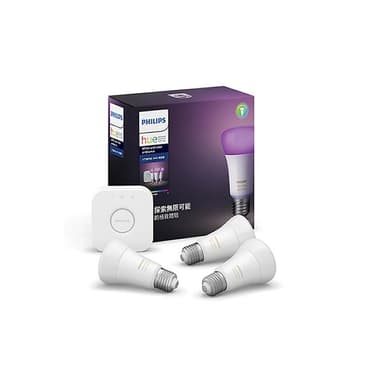 【Philips 飛利浦】Philips 飛利浦 PH02N Hue 全彩入門套件組 語音控制 遠端遙控 智慧照明 智能家居 全彩燈泡 RGB燈泡 LED燈泡 燈光控制器