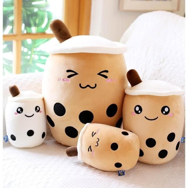 珍珠奶茶抱枕  聖誕禮物 禮品 禮物 珍奶 咖啡色 交換禮物 兒童禮物 生日禮物 珍奶抱枕 HL80