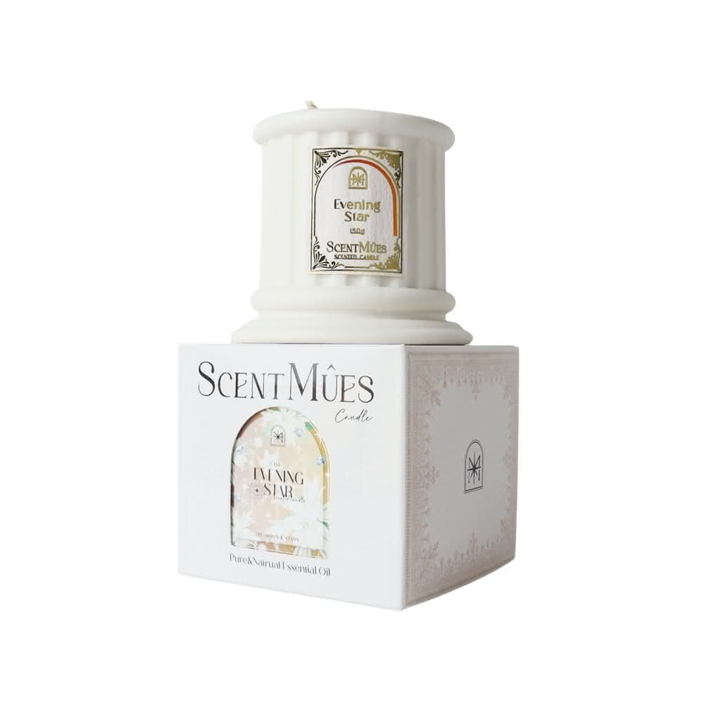 【ScentMues 森繆斯】Mucha晚星 精油香氛大豆蠟燭 150g 層次東方調(慕夏 月與星辰系列)