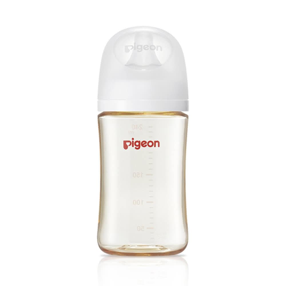【Pigeon 貝親】第三代母乳實感PPSU奶瓶240ml純淨白(奶瓶)