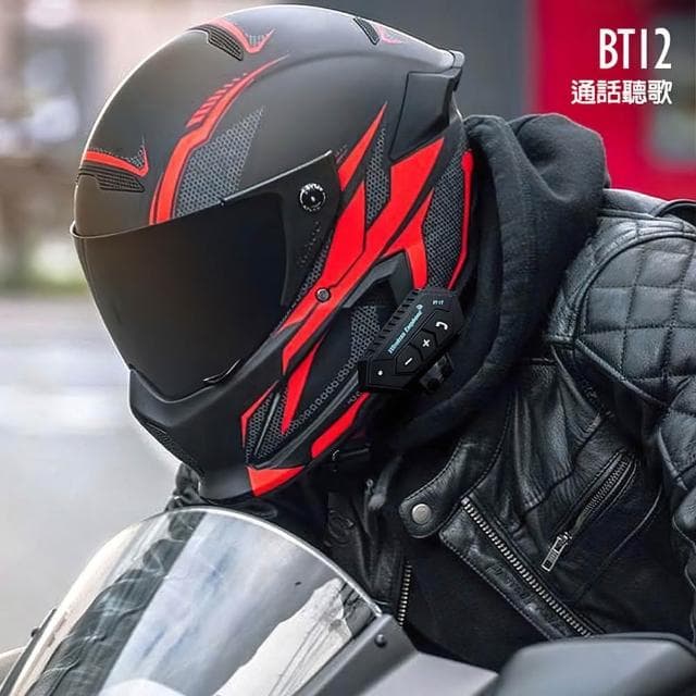【Relight 睿亮】BT12 安全帽用藍芽耳機 無線耳機 兼容iPhone/Android(NCC認證/2000mAh)