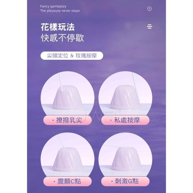 浪漫玫瑰造型陰乳刺激按摩器 10頻酥麻震動 手感絲滑 隨意彎折 生活防水 USB充電 跳蛋 生日禮物 交換禮物 女性情趣用品