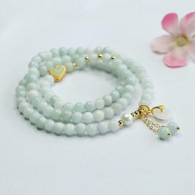 【Paiya 派亞】緬甸A貨翡翠多圈手串手鏈玉石項鏈