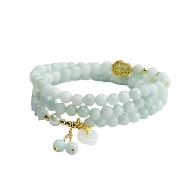 【Paiya 派亞】緬甸A貨翡翠多圈手串手鏈玉石項鏈