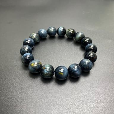 【Paiya 派亞】彼藍彼得石7A手串圓珠串手鏈水晶帶貓眼DIY男女情侶款南非送禮好物/交換禮物