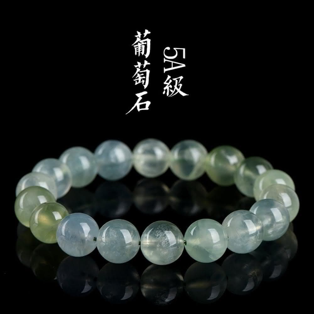 【Paiya 派亞】5A級漸變葡萄石單圈手鏈 黃綠葡萄石手串送禮好物/交換禮物