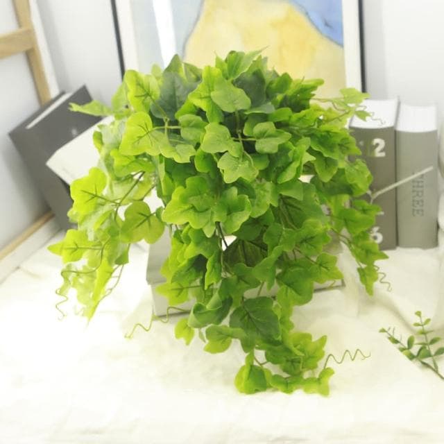 【HUGO DECO 榆果傢飾】高擬真綠長春藤植栽環境綠化/擬真植栽/藤蔓植物/居家佈置