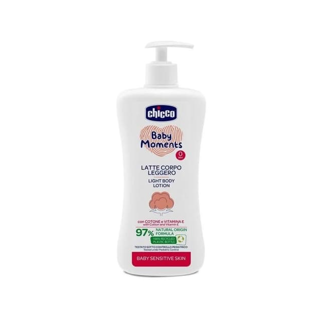 【Chicco】Chicco 敏弱肌寶貝嬰兒清透潤膚乳液 500ml 寶寶乳液