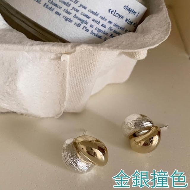 【HaNA 梨花】韓國東大門現貨採購．925銀針C型問號珍珠耳環 現+預