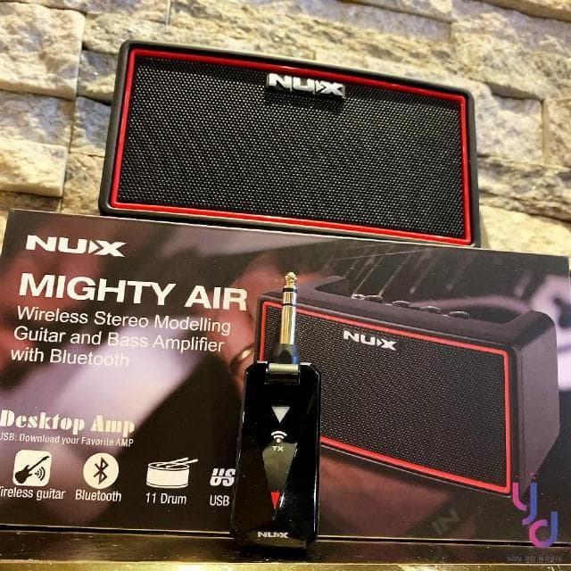 【NUX】Nux Mighty Air 藍芽喇叭 充電 電吉他 電木吉他 貝斯 音箱 內鍵鼓機 公司貨(nux 樂器 電 木 吉他 bass 音箱)