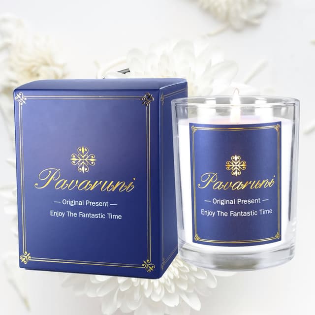 【Pavaruni】美國原創海洋微風香薰蠟燭禮盒100種香味大豆植物蠟燭香氛蠟燭禮物送禮(香薰蠟燭香氛蠟燭)