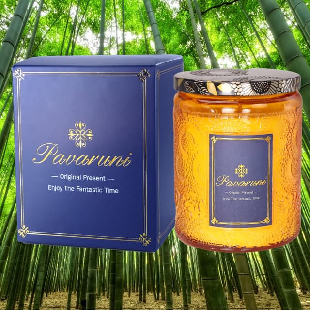 【Pavaruni】美國原創拈花微笑香薰蠟燭禮盒100種香味大豆植物蠟燭香氛蠟燭精油(香薰蠟燭香氛蠟燭)