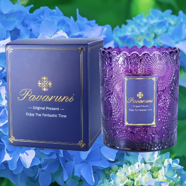 【Pavaruni】美國原創薰衣草永恆花園香薰蠟燭禮盒100種香味大豆植物蠟燭香氛蠟燭生日交換禮物送禮(香薰蠟燭香氛蠟燭)