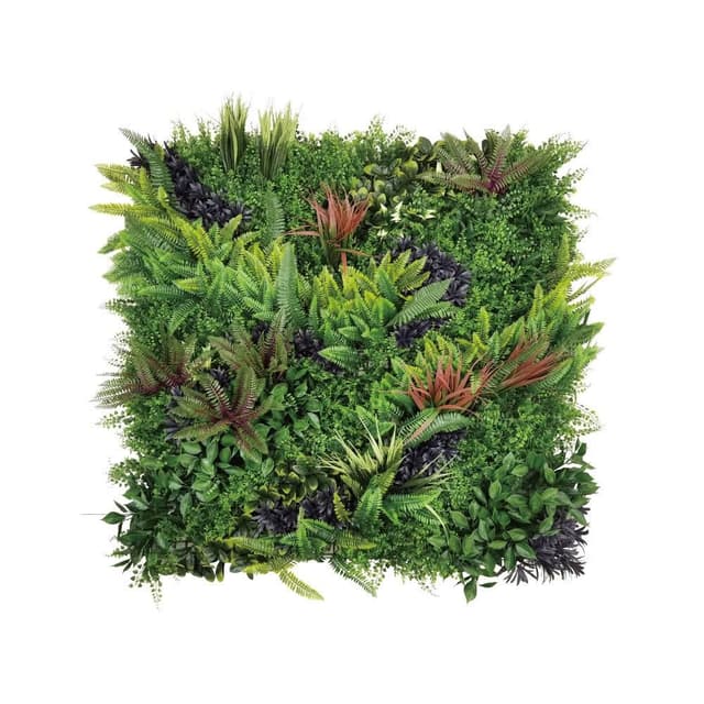 草皮達人 曙光森林-C款 超大片裝 仿真植物牆(仿真植生牆 人造植栽牆 人工綠籬 網美牆 室內綠化)