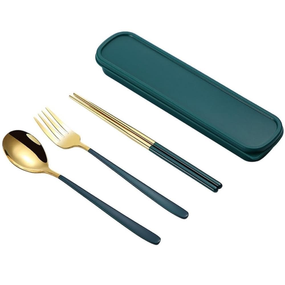 【好物臻選】鈦金304不銹鋼餐具4件組