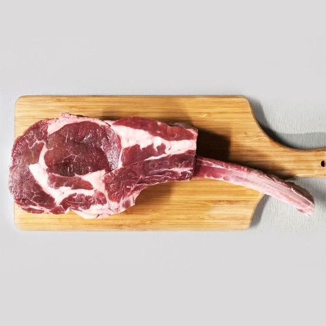 戰斧牛排 中秋烤肉限定 天然放牧 無瘦肉精  帶骨肋眼 低脂 低油 適合健身族群