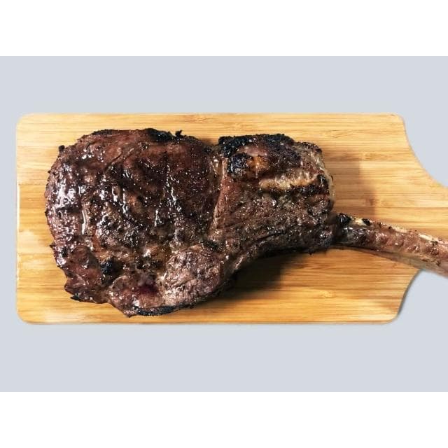 戰斧牛排 中秋烤肉限定 天然放牧 無瘦肉精  帶骨肋眼 低脂 低油 適合健身族群