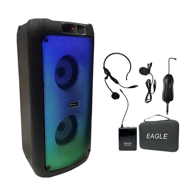 Gloryearth GT-388 多功能藍牙音箱+EAGLE 美國鷹 EWM-P9H1無線麥克風