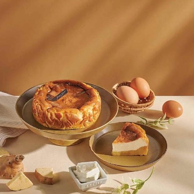 【Bonbons】Bonbons 多層次夾餡乳酪蛋糕！六吋黃金地瓜巴斯克(蛋糕、乳酪、彌月、禮盒、地瓜)