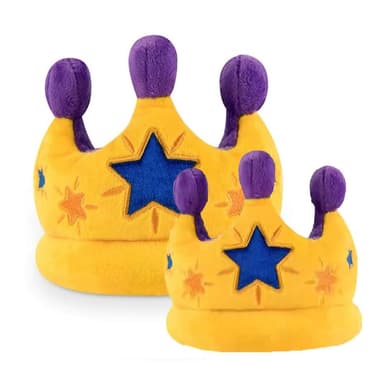 5Cgo🏆PETPLAY美國寵物狗狗派對生日皇冠Canine Crown互動玩具毛絨發聲玩具小狗生日禮物自嗨解悶神器可藏食陪伴玩具  本商品屬客定代購或預購性質  出貨需7-10工作天運送時間 -303