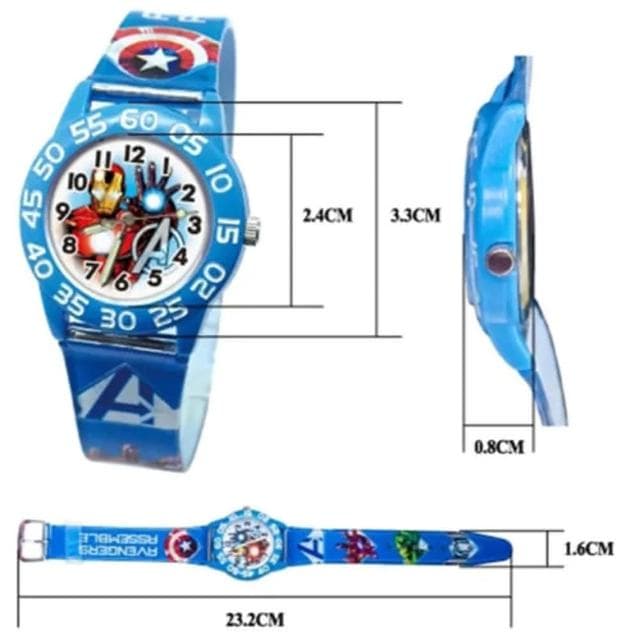 【Disney 迪士尼】兒童手錶 卡通手錶 台灣製造 保固一年 迪士尼 漫威 蜘蛛人 美國隊長 鋼鐵人 生日禮物 兒童節禮物 U5系列