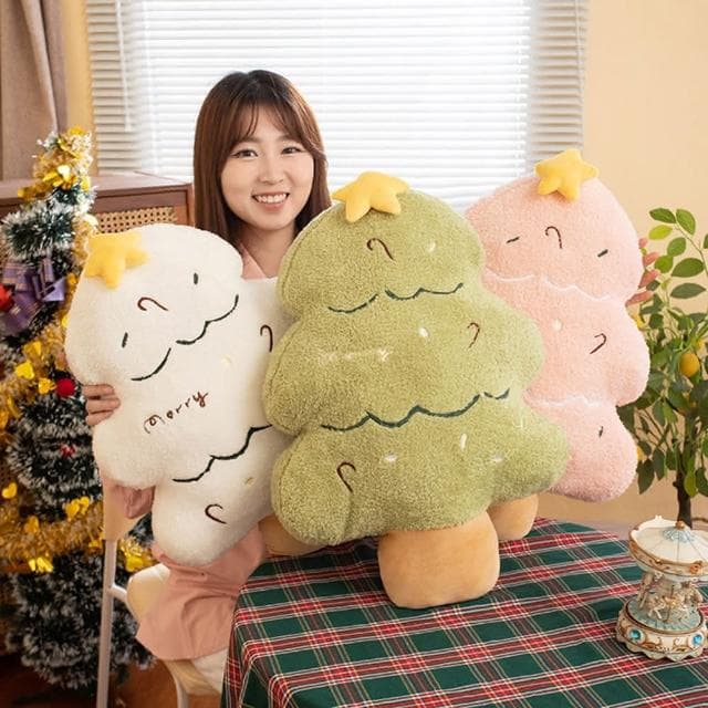 聖誕抱枕大娃娃 (聖誕節玩偶 毛絨玩偶 聖誕抱枕 聖誕靠枕 聖誕娃娃 交換禮物 大聖誕樹 耶誕節 居家佈置)
