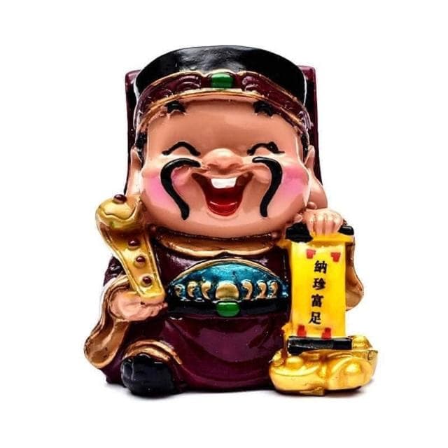五路財神 汽車擺件 如意算盤利市 興隆開業 小禮物 招財小物 招財吊飾 居家裝飾 小公仔 收銀台擺件