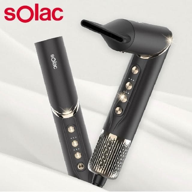 【SOLAC】solac SR-1000G SO-WRAP 專業造型吹風機 七款整髮配件 負離子吹風機