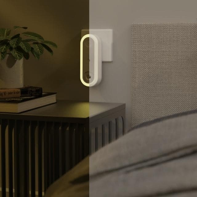 空氣淨化器+小夜燈 二合一 LED智慧感應負離子 家用辦公除除甲醛空氣清淨機(空氣淨化器)